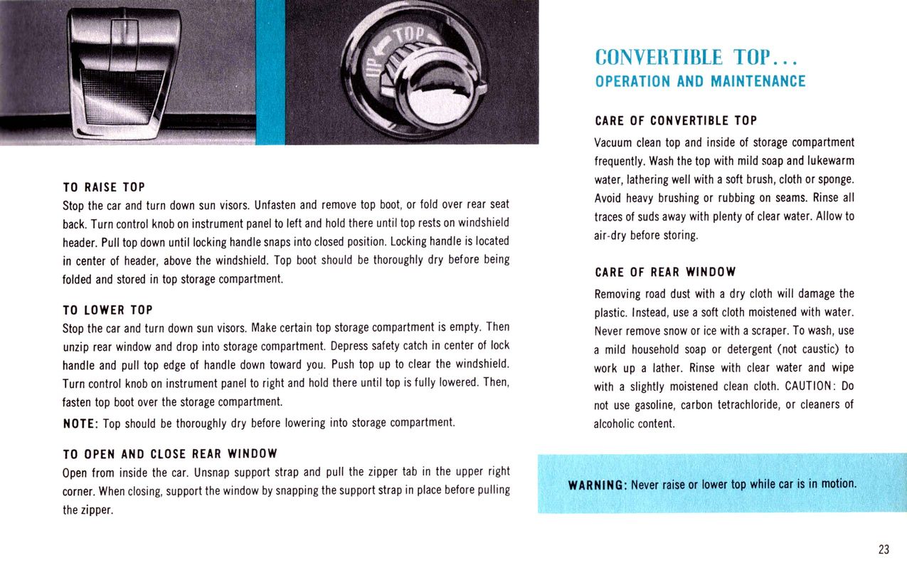 1963 Chrysler Imperial Owners Manual Page 25